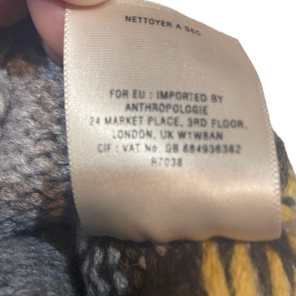 Anthropologie X Sparrow Fairisle Hooded Sweater Size S - Picture 10 of 10